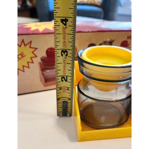 6-Piece Multi-Purpose Air-Tight Storage Jar Set With Colorful Utility Rack - Picture 5 of 6